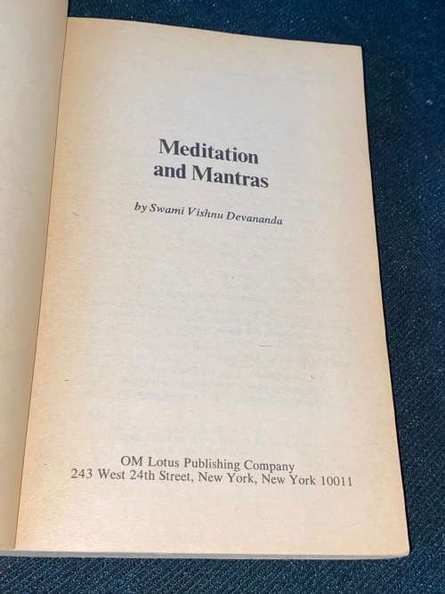 MEDITATIONS AND MANTRAS BY SWAMI VISHNU DEVANANDA
