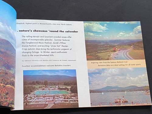 VISIT MASSACHUSETTS THE YEAR-ROUND VACATIONLAND VINTAGE BROCHURE