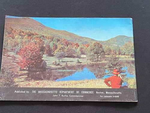 VISIT MASSACHUSETTS THE YEAR-ROUND VACATIONLAND VINTAGE BROCHURE