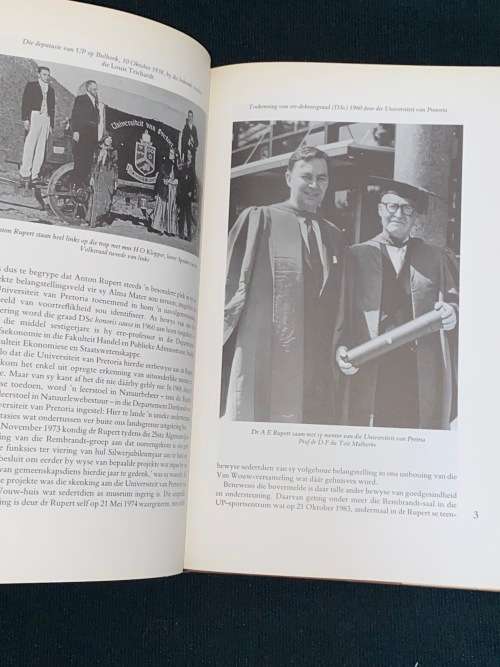 DR ANTON RUPERT PRO MUNERE GRATES LESINGS AS ERE-PROFESSOR IN DIE DEPARTMENT BEDRYFSEKONOMIE UP