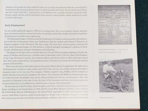 NINHAM SHAND THE MAN, THE PRACTICE THE STORY OF THE GREAT SA CIVIL ENGINEER - TONY MURRAY