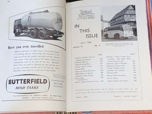 THE LEYLAND JOURNAL 1952 -1953 ALL 7 ISSUES TRUCKS & BUSSES