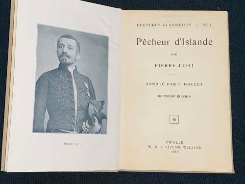 PECHEUR D`ISLANDE PAR PIERRE LOTI  1912