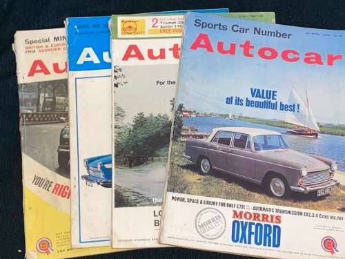 AUTOCAR X 4 1964 MAGAZINES