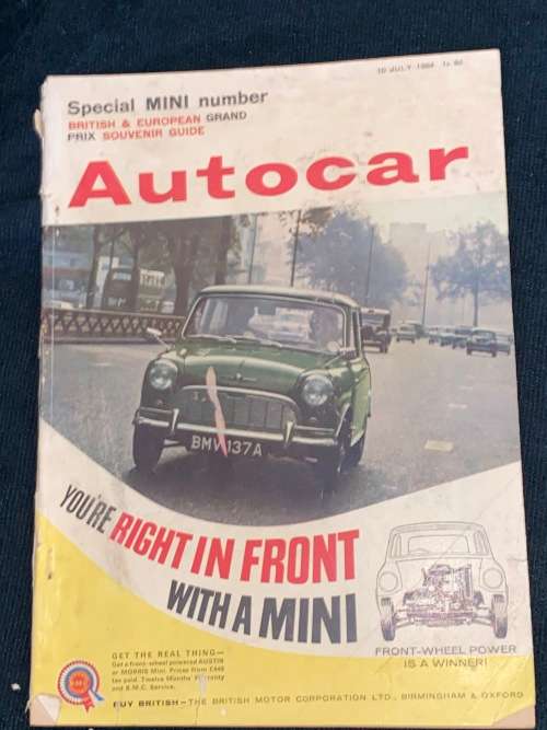 AUTOCAR X 4 1964 MAGAZINES