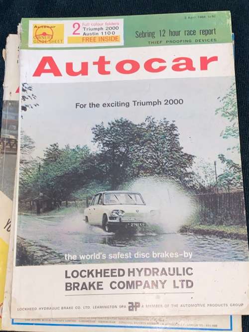 AUTOCAR X 4 1964 MAGAZINES