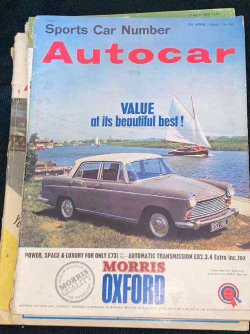 AUTOCAR X 4 1964 MAGAZINES