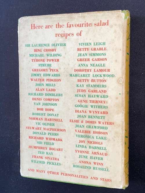 282 WAYS OF MAKING A SALAD WITH FAVOURITE RECIPES BY BRITISH AND AMERICAN PERSONALITIES AND STARS