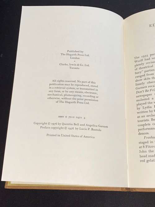 FRESHWATER A COMEDY BY VIRGINIA WOOLF