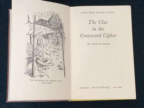 NANCY DREW MYSTERY STORIES THE CLUE IN THE CROSSWORD CIPHER