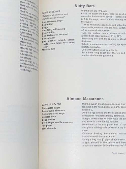 ALL ABOUT YOUR KENWOOD CHEF AND RECIPES MODEL 701 A