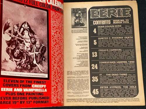 WARREN MAGAZINE EERIE COMICS #73
