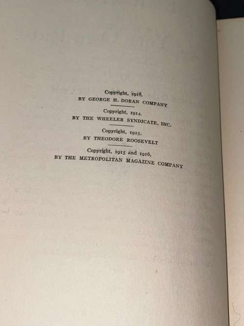 FEAR GOD AND TAKE YOUR OWN PART BY THEODORE ROOSEVELT