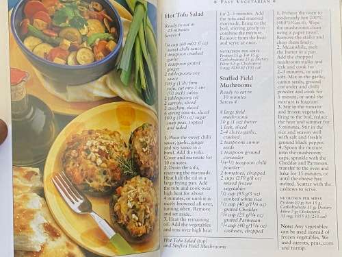 VEGETARIAN COOK BOOKS X 2