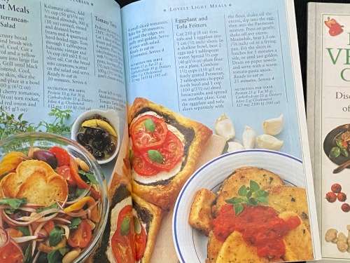 VEGETARIAN COOK BOOKS X 2