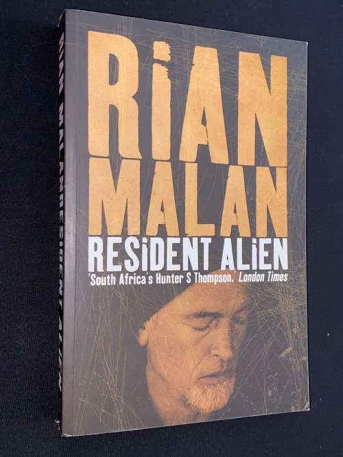 RESIDENT ALIEN BY RIAN MALAN INSCRIBED