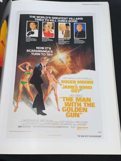 JAMES BOND MOVIE POSTERS THE OFFICIAL 007 COLLECTION BY TONY NOURMAND