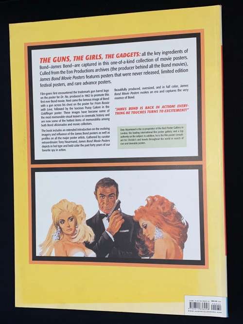 JAMES BOND MOVIE POSTERS THE OFFICIAL 007 COLLECTION BY TONY NOURMAND
