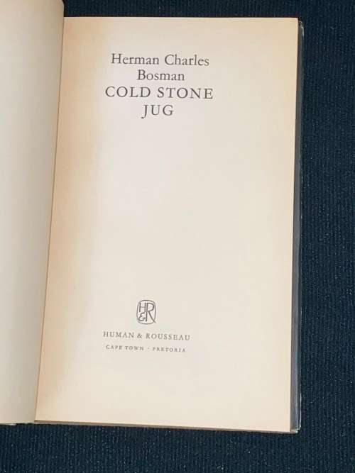 COLD STONE JUG BY HERMAN CHARLES BOSMAN