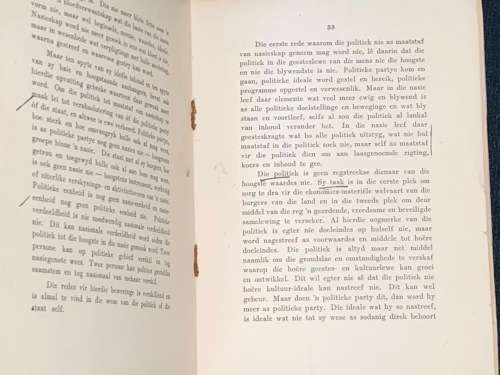 NASIONALISME AS LEWENSBESKOUING DEUR DR. N. DIEDERICHS 1936