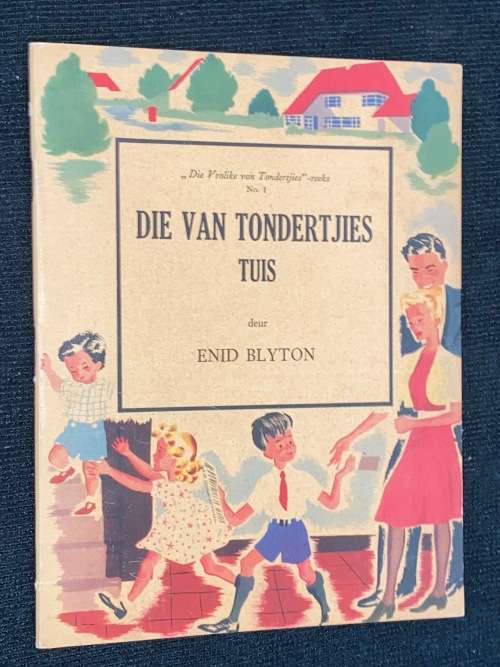 DIE VAN TONDERTJIES TUIS DEUR ENID BLYTON EX-LIB