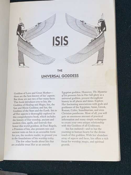 THE MYSTERIES OF ISIS - HER WORSHIP AND MAGICK BY DETRACI REGULA
