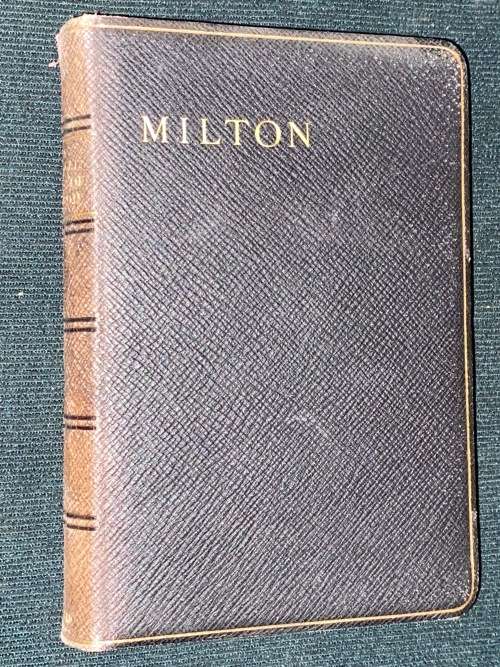 THE POETICAL WORKS OF JOHN MILTON  1906 OXFORD COMPLETE EDITION