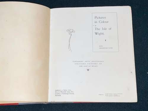 PICTURES IN COLOUR OF THE ISLE OF WIGHT BY JARROLDS AND SONS LTD