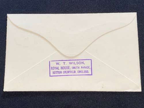 1934 1ST DAY COVER FROM BIRMINGHAM TO CAPE TOWN SOUTH AFRICA