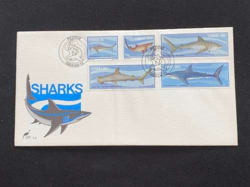 1983 PEDDIE SHARKS CISKEI FDC