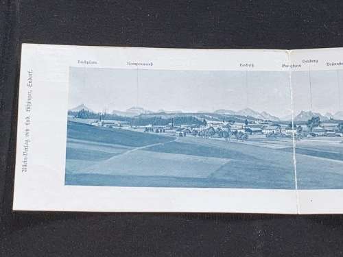1926 ENDORF FOLD-OUT PANORAMA POSTCARD