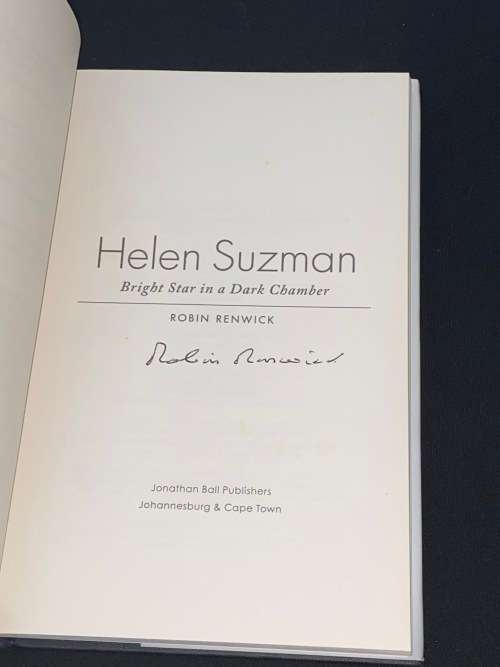 HELEN SUZMAN BRIGHT STAR IN A DARK CHAMBER BY ROBIN RENWICK SIGNED