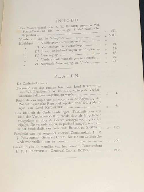 DE VREDESONDERHANDELINGEN TUSSCHEN DE REGEERINGEN DER TWEE ZUID-AFRIKAANSCHE REPUBLIEKEN 1909