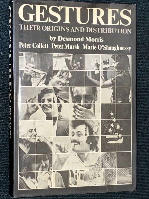 GESTURES THEIR ORIGINS AND DISTRIBUTION BY DESMOND MORRIS