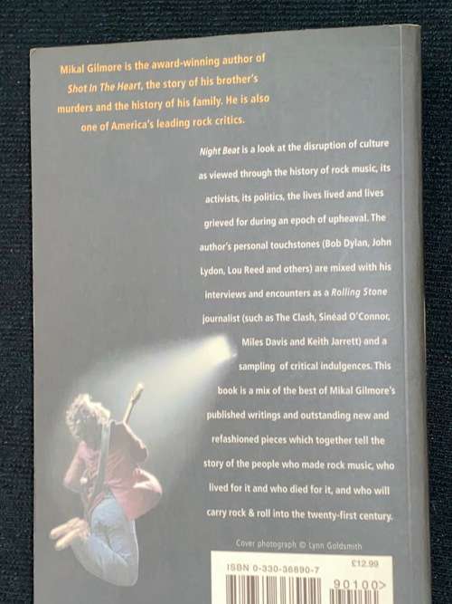 NIGHT BEAT A SHADOW HISTORY OF ROCK & ROLL BY MIKAL GILMORE