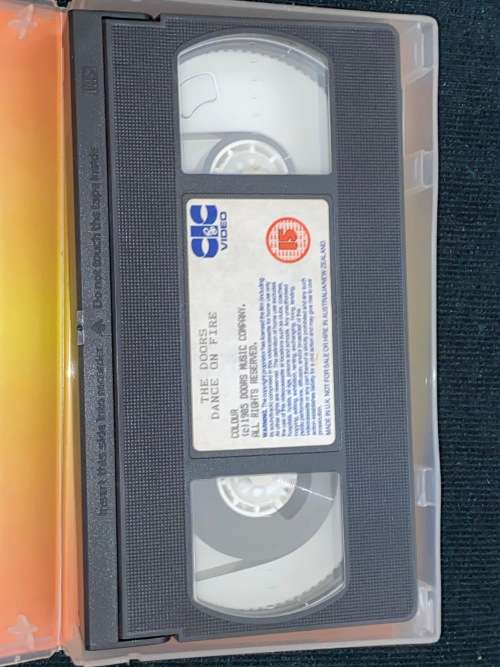 THE DOORS DANCE ON FIRE VHS