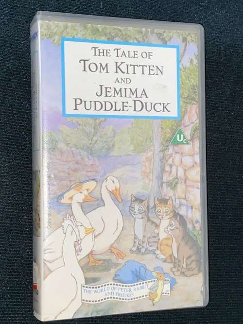 THE TALE OF TOM KITTEN AND JEMIMA PUDDLE-DUCK VHS