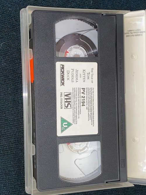 THE TALE OF TOM KITTEN AND JEMIMA PUDDLE-DUCK VHS