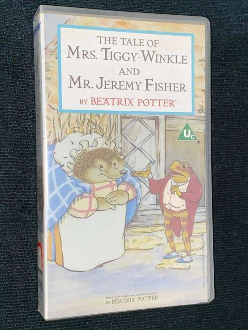 THE TALE OF MRS. TIGGY-WINKLE AND MR. JEREMY FISHER BY BEATRIX POTTER VHS