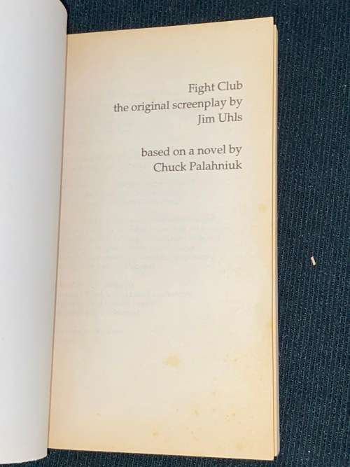 FIGHT CLUB BY JIM UHLS