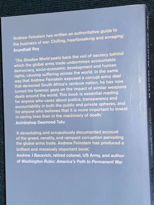 THE SHADOW WORLD INSIDE THE GLOBAL ARMS TRADE BY ANDREW FEINSTEIN