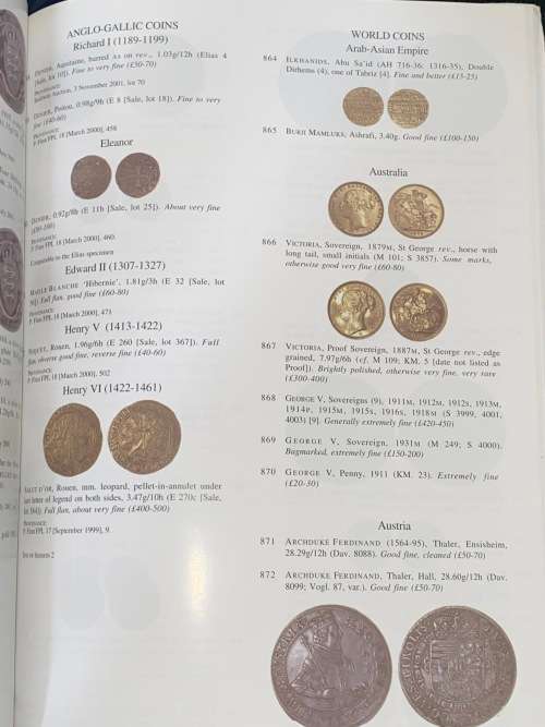 DNW COIN CATALOGUE MARCH 2004 - IMPORTANT ENGLISH , RUSSIAN AND WORLD COINS, TOKENS AND HISTORICAL