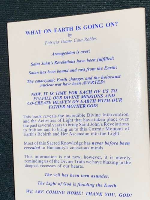 WHAT ON EARTH IS GOING ON BY PATRICIA DIANE COTA-ROBLES