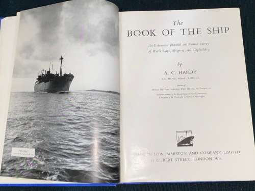 THE BOOK OF THE SHIP BY A.C. HARDY