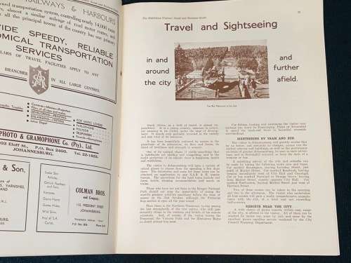 GOLDEN JUBILEE SOUVENIR SOCIAL & BUSINESS GUIDE TO JOHANNESBURG & REEF SCARCE PUBLICATION