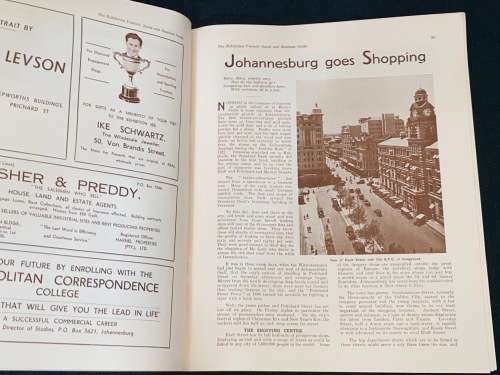 GOLDEN JUBILEE SOUVENIR SOCIAL & BUSINESS GUIDE TO JOHANNESBURG & REEF SCARCE PUBLICATION
