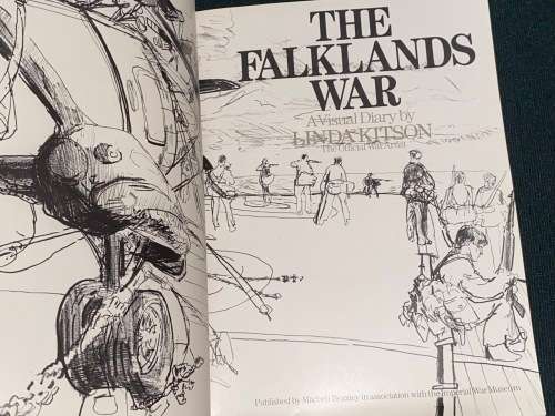 THE FALKLANDS WAR A VISUAL DIARY BY LINDA KITSON THE OFFICIAL WAR ARTIST