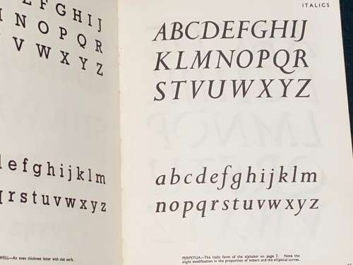 PEN & BRUSH & ALPHABETS - BLANFORD