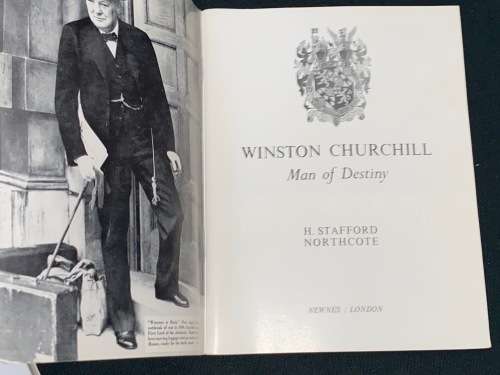 WINSTON CHURCHILL MAN OF DESTINY BY H. STAFFORD NORTHCOTE