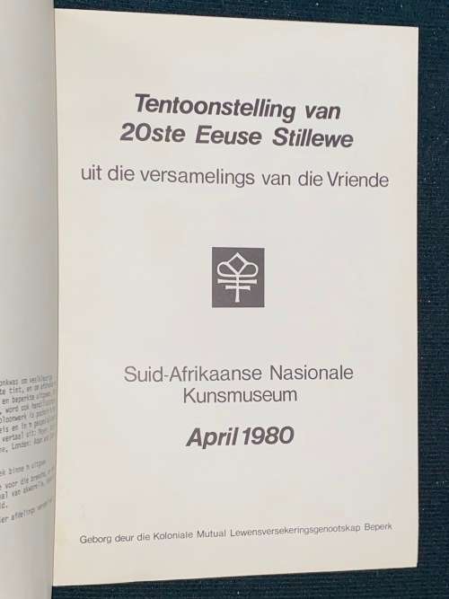 EXHIBITION OF 20TH CENTURY STILL LIFE 1980